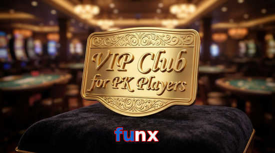 Main screen of Funx vip page for PK players